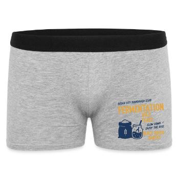 Pot de levain pâtissier Baker Pain Levain - Boxer Homme - gris chiné - Devant