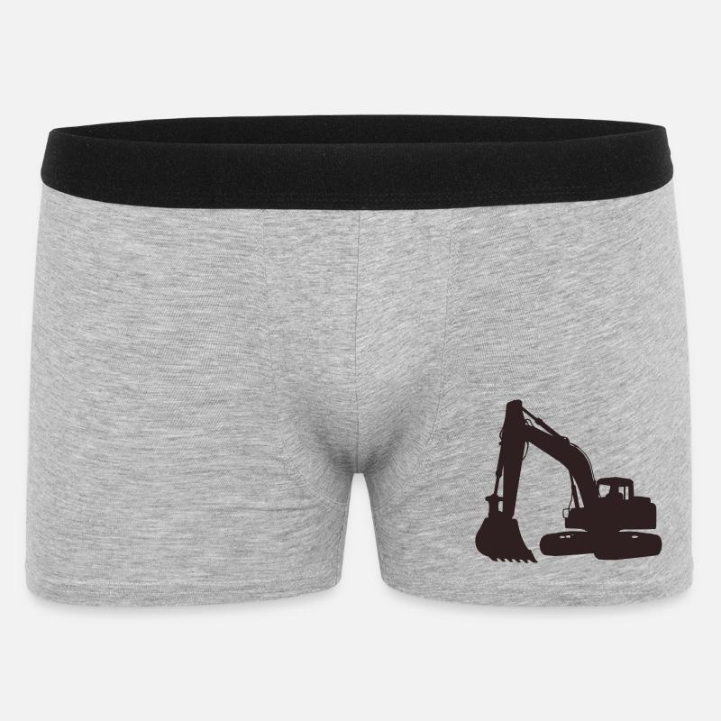 bagger - Männer Boxer Shorts - Grau meliert