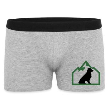 Crête extérieure des Dog Mountains - Boxer Homme - gris chiné - Devant