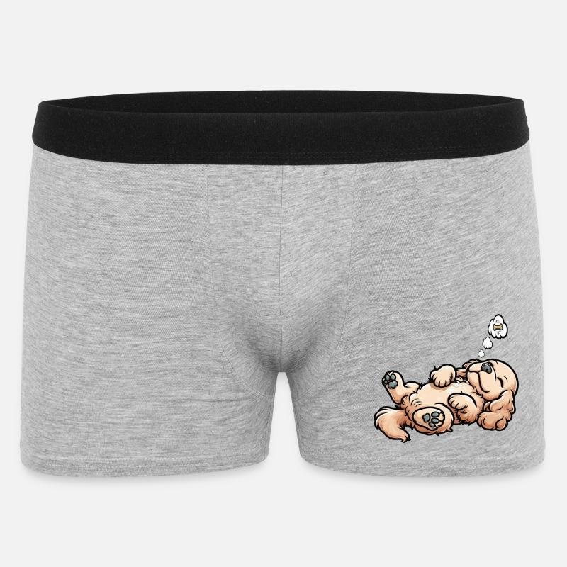 Cocker Spaniel Cockerhund Cocker Spaniel Besitzer - Männer Boxer Shorts - Grau meliert