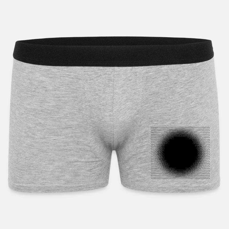 black sun dots design - Men's Boxer Shorts - heather grey
