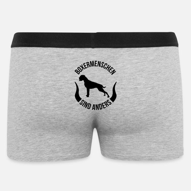 Boxer gens sont différents - Boxer Homme - gris chiné