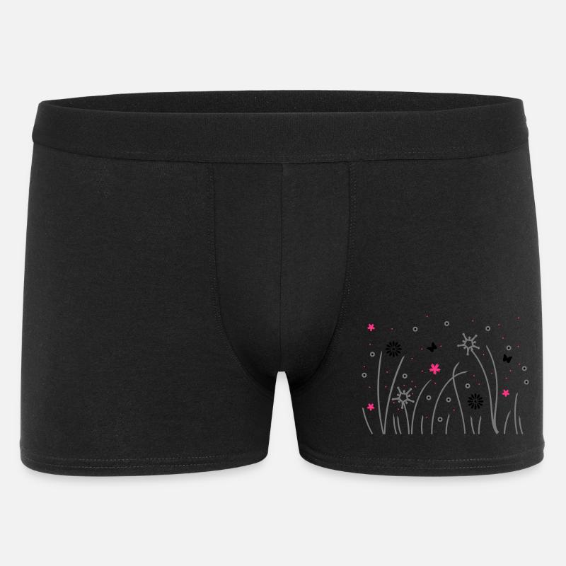 grashalme - Männer Boxer Shorts - Schwarz