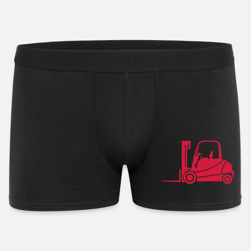 Gabelstapler Silhouette | Industrie & Technik Shir - Männer Boxer Shorts - Schwarz