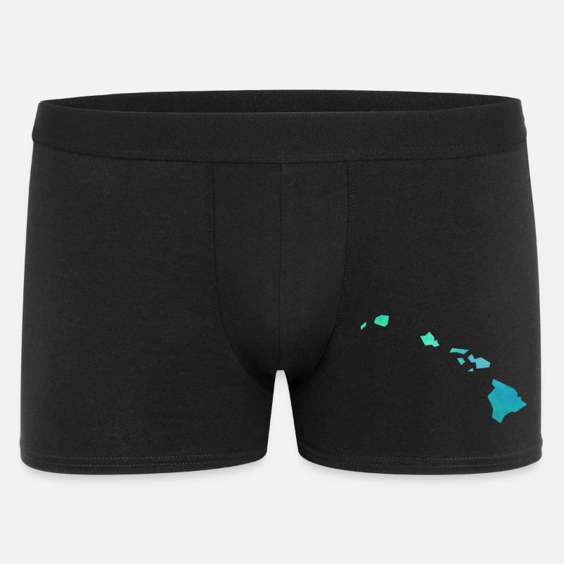 hawaii - Männer Boxer Shorts - Schwarz