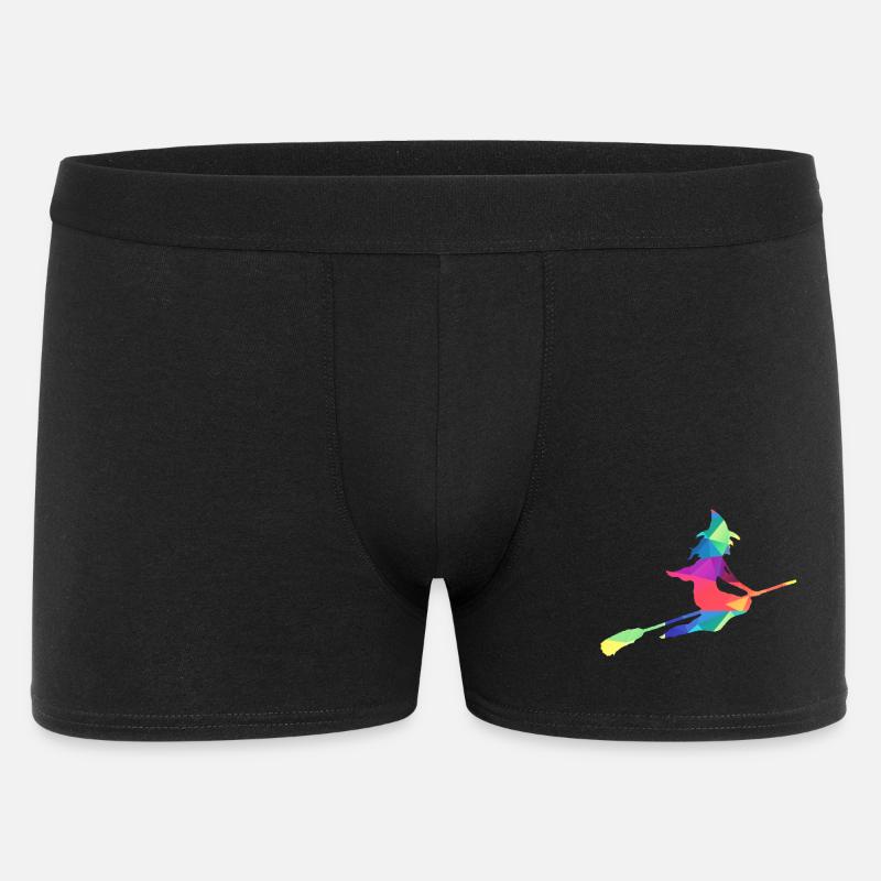 Bunte Hexe - Männer Boxer Shorts - Schwarz