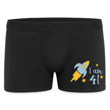 4 anniversaire - Boxer Homme - noir - Devant