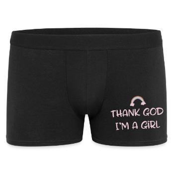 Lustiger Spruch - Männer Boxer Shorts - Schwarz - Vorne