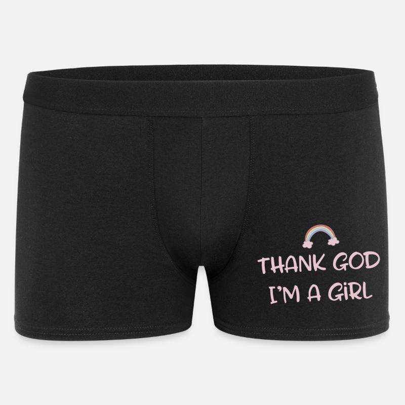 Lustiger Spruch - Männer Boxer Shorts - Schwarz