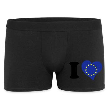 I love EU - Men's Boxer Shorts - black - Front