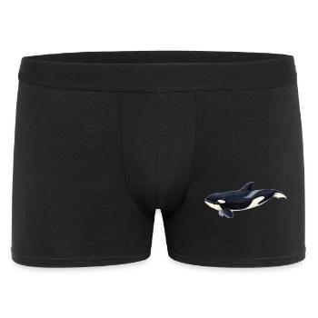 Baby Orca - Baby orca - Baby orca - Men's Boxer Shorts - black - Front