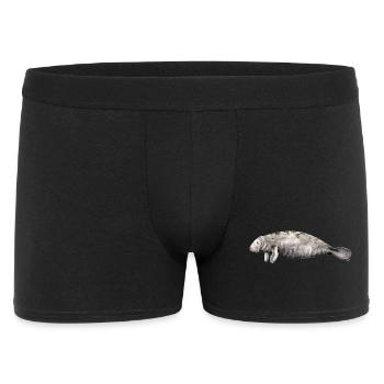 Manati - Manatee - Lamantin - Men's Boxer Shorts - black - Front
