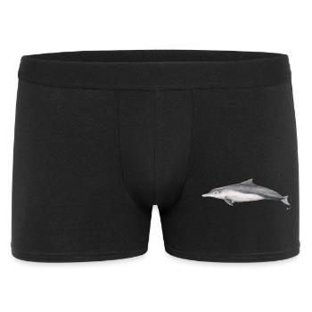 Australische Delphin - Dolphin Sousa sahulensis - Männer Boxer Shorts - Schwarz - Vorne