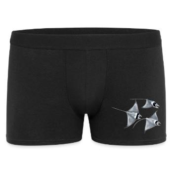 Manta ray - Raie blanket - rays devil fish blanket - Men's Boxer Shorts - black - Front