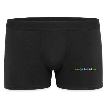 Colorful eighth rowing boat - Men's Boxer Shorts - black - Front