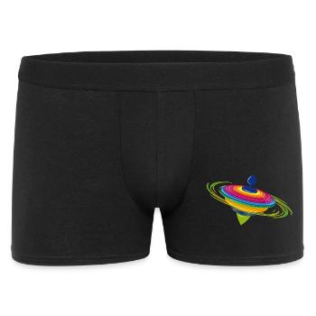 colorful top - Men's Boxer Shorts - black - Front