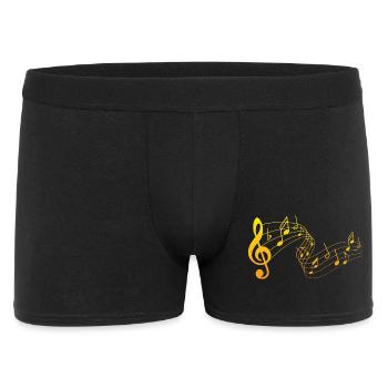 Notes de musique - Boxer Homme - noir - Devant