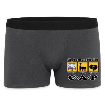 Camping Aperitif Schalen flex - Männer Boxer Shorts - Anthrazit - Vorne
