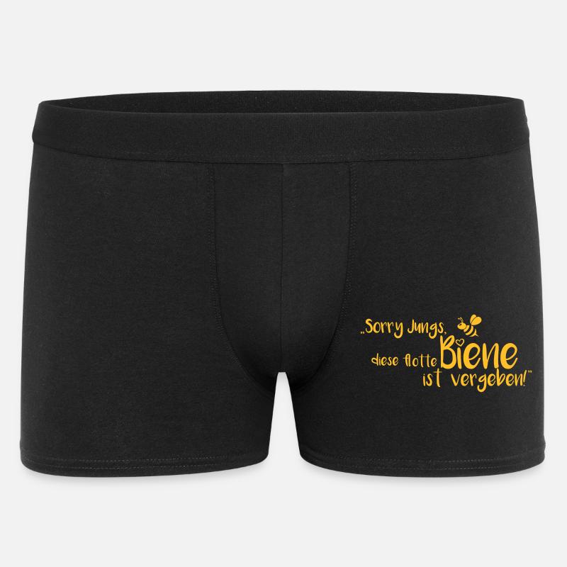 Junggesellenabschied flotte Biene - Männer Boxer Shorts - Schwarz