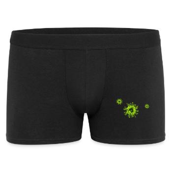 NeonVirus Pattern - Men's Boxer Shorts - black - Front