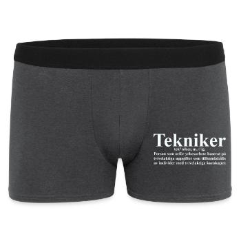 Tekniker - Boxer Homme - charbon - Devant
