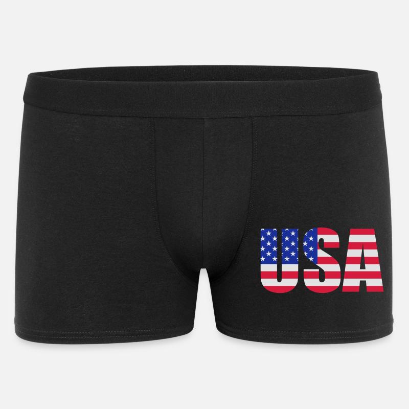 USA - Boxer da uomo - nero