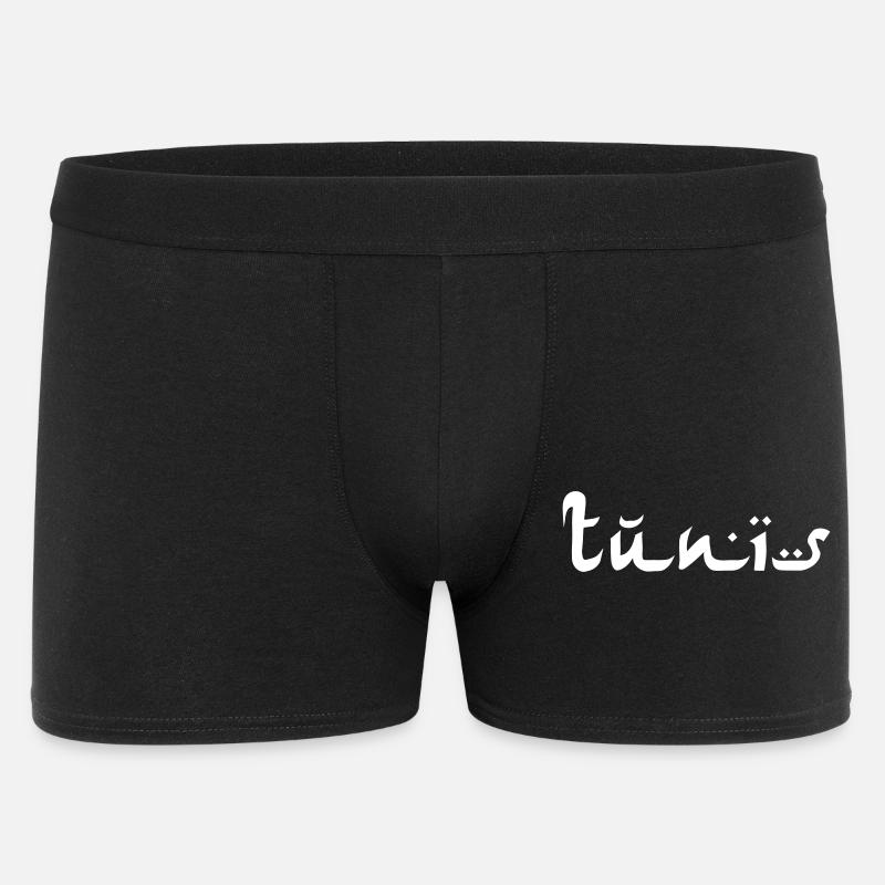 tunis - Männer Boxer Shorts - Schwarz