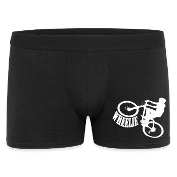 Shirt Wheelie Bike Bike - Men's Boxer Shorts - black - Front