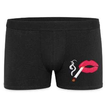 fumeur à la chaîne - Boxer Homme - noir - Devant