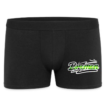 Bremen - Männer Boxer Shorts - Schwarz - Vorne