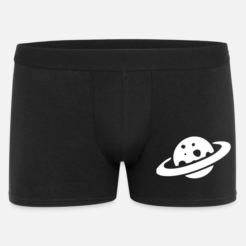 Saturn - Männer Boxer Shorts - Schwarz