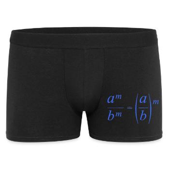 s'attendre mathématiques - Boxer Homme - noir - Devant