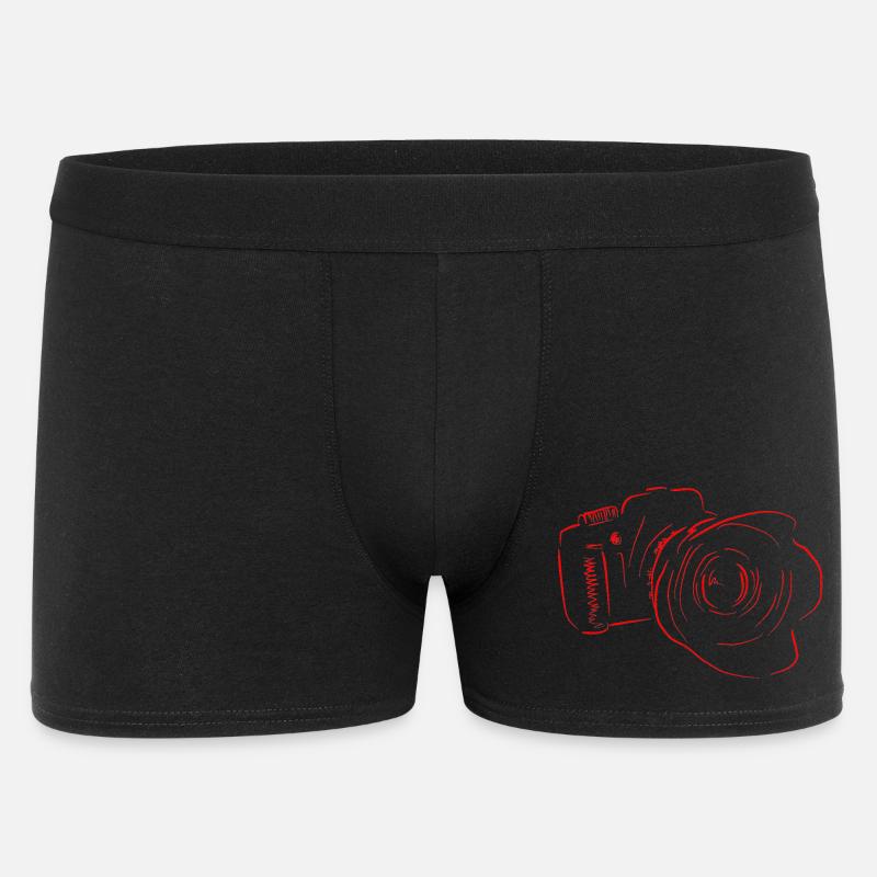 caméra - Boxer Homme - noir