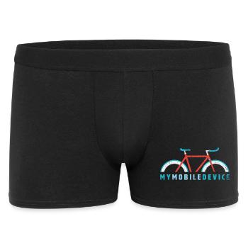 Fixie - My Mobile Device is my Single Speed Bike - Men's Boxer Shorts - black - Front