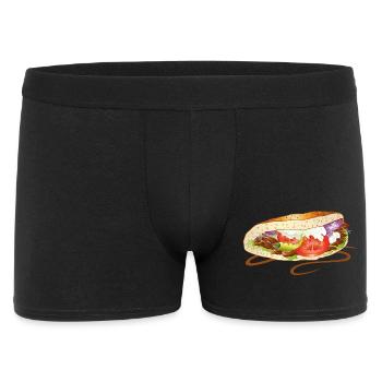 Doner Kebab Fast Food Junk Turkey Turkish - Men's Boxer Shorts - black - Front