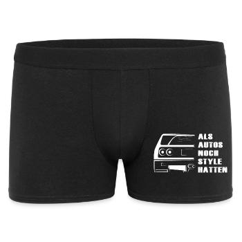 cars style f40 oldtimer symbol sportscars car - Men's Boxer Shorts - black - Front