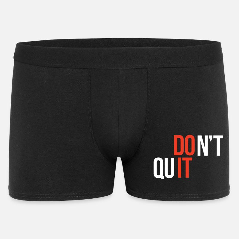 N’arrêtez pas, faites-le - Citation inspirante - Boxer Homme - noir