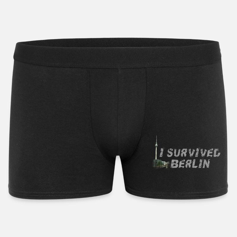 J’ai survécu à Berlin - Boxer Homme - noir