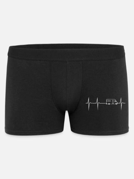 herzschlag wohnmobil - Männer Boxer Shorts - Schwarz