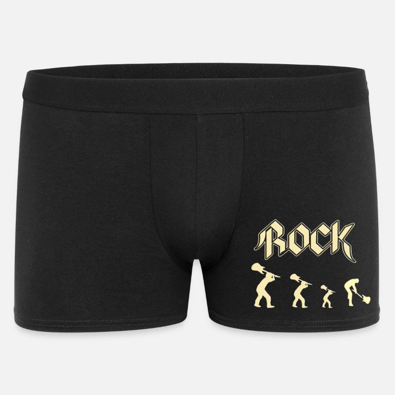 Rock - Männer Boxer Shorts - Schwarz