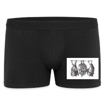 Vampire owl and bats - Men's Boxer Shorts - black - Front
