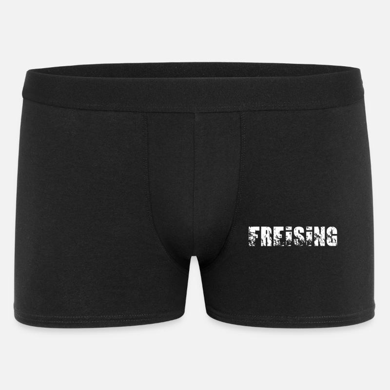 Freising - Männer Boxer Shorts - Schwarz