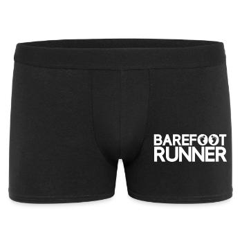 Barefoot Runner - Men's Boxer Shorts - black - Front