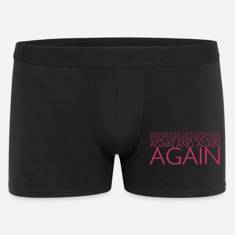 AGAIN AND AGAIN - Boxer da uomo - nero