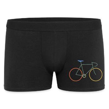 Road bike colorful - Men's Boxer Shorts - black - Front