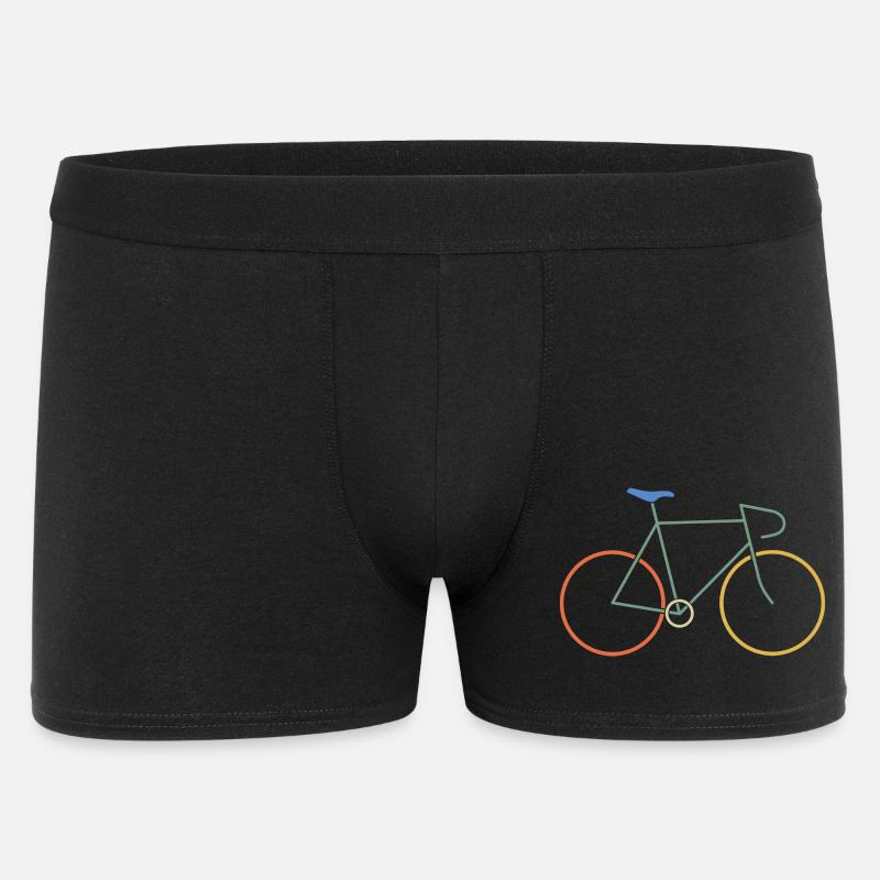 Rennrad bunt - Männer Boxer Shorts - Schwarz