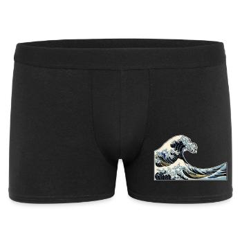 The Wave | The Wave | Katsushika Hokusai - Men's Boxer Shorts - black - Front