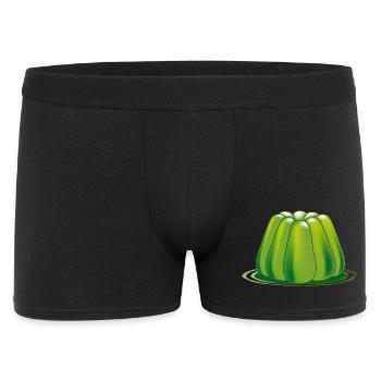 green jelly dessert - Men's Boxer Shorts - black - Front