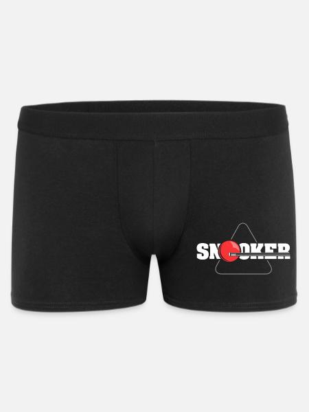 Snooker Spieler Billard Verein Logo Symbol icon - Männer Boxer Shorts - Schwarz
