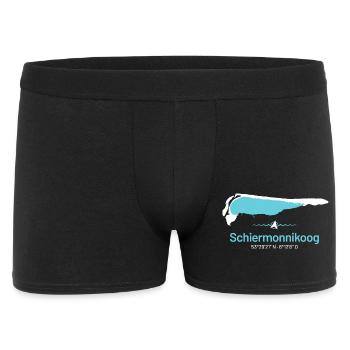 Schiermonnikoog | Design Map - Men's Boxer Shorts - black - Front
